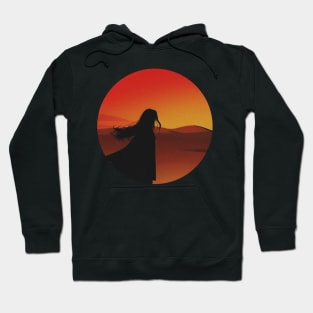 The girl in the desert Hoodie